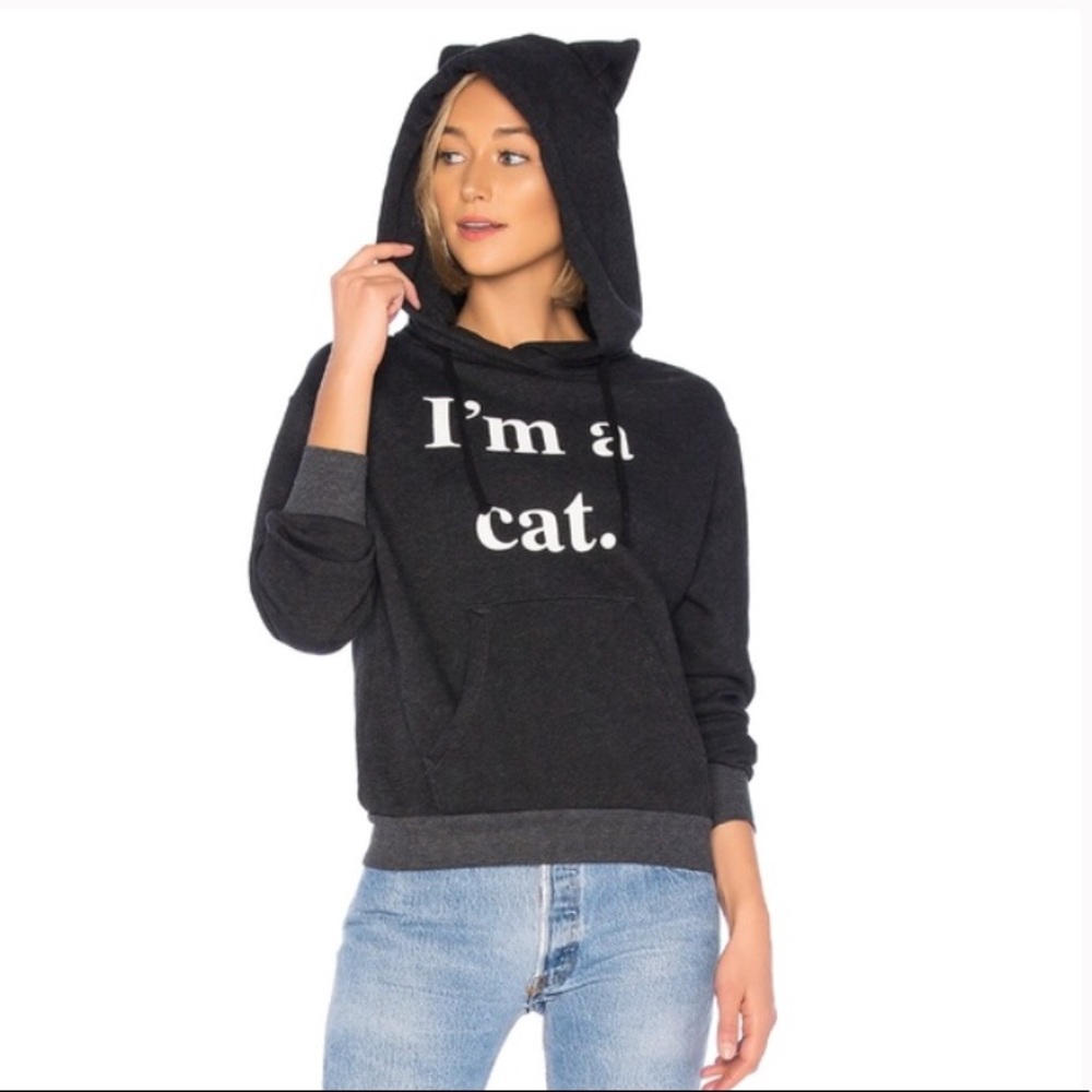 Wildfox I’m a cat hoodie